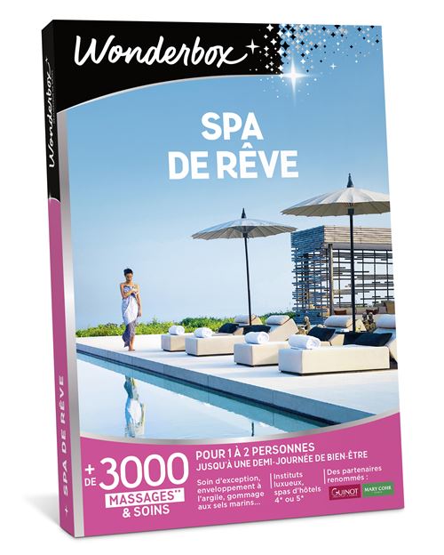 Coffret cadeau Wonderbox Spa de rêve