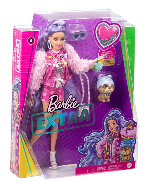Poupée Barbie Extra Bulldog Hipster