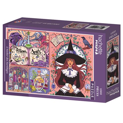 Puzzle 1000 pièces Alize Hachette L'atelier des Sortilèges - Alize