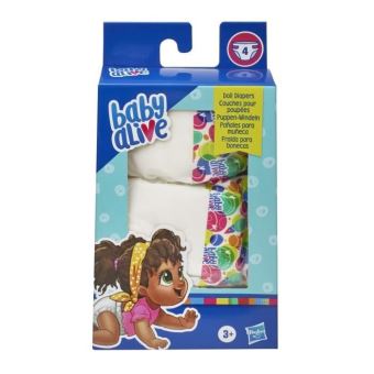 Couches Pour Poupée 30-40 Cm EIHI - 5 Pièces Multicolores - Velcro