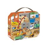 Puzzle enfant 36 pièces Janod Chantier