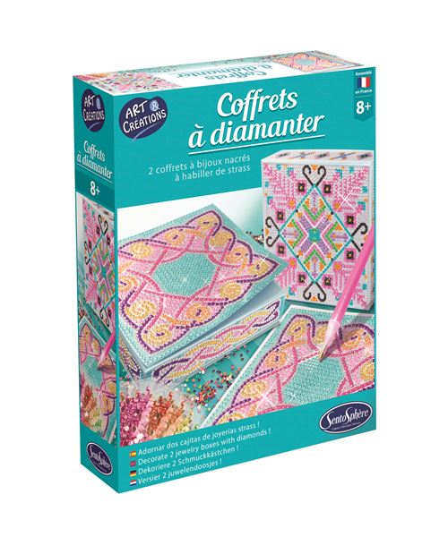 ART & CREATION-COFFRET A DIAMANTER-MOTIFS NORDIQUES-BIL