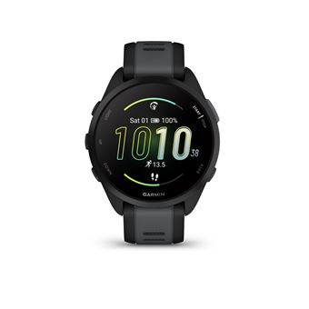 Montre connectée Garmin Forerunner 165 Noir avec bracelet Noir et Gris - 1