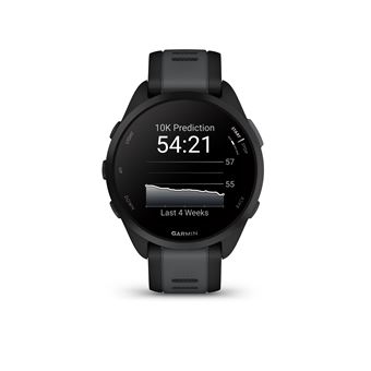 Montre connect e Garmin Forerunner 165 Noir avec bracelet Noir et