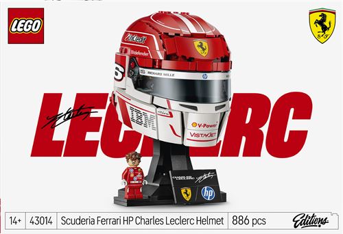 Scuderia Ferrari HP Casque de Charles Leclerc - vue 2