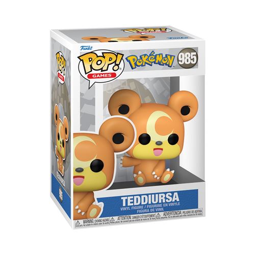 Funko Pop! Pokemon POP Games N° 985 Teddiursa (F46) - Image 2