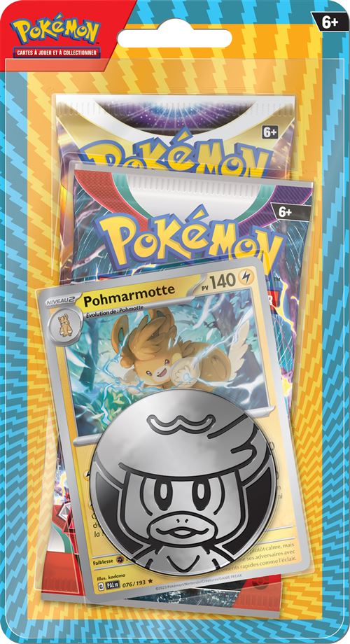 Carte à collectionner Pokémon Pack 2 Boosters Blister checklane