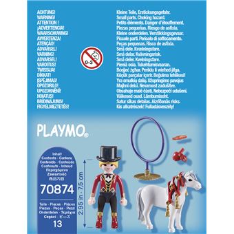 Playmobil Special Plus 70874 Artiste avec poney