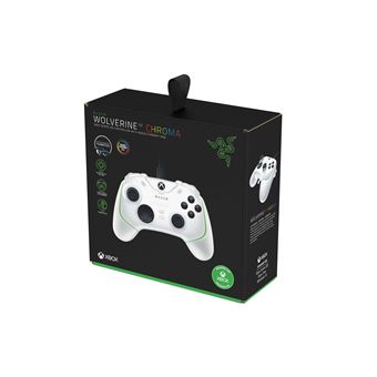 Manette filaire Razer Wolverine V2 Chroma Blanc pour Xbox Series