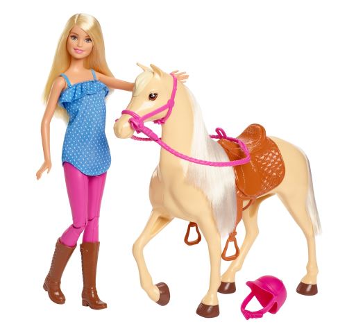 Coffret Poupee Barbie Avec Son Cheval Poupee Achat Prix Fnac