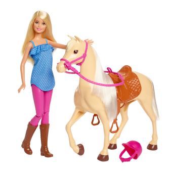 Coffret poupée Barbie avec son cheval