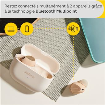 Ecouteurs sans fil Jabra Elite 10 Beige