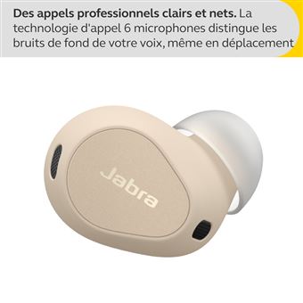 Ecouteurs sans fil Jabra Elite 10 Beige