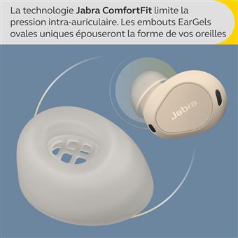 Ecouteurs sans fil Jabra Elite 10 Beige