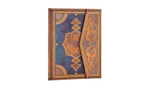 Carnet À Couverture Rigide Paperplanks Ultra Ligné Reliure Safavide Indigo