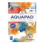 Bloc collé Clairefontaine Goldline Aquapad A5 300g