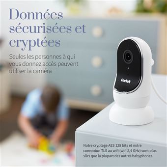 Babyphone Owlet Cam Vidéo HD Blanc