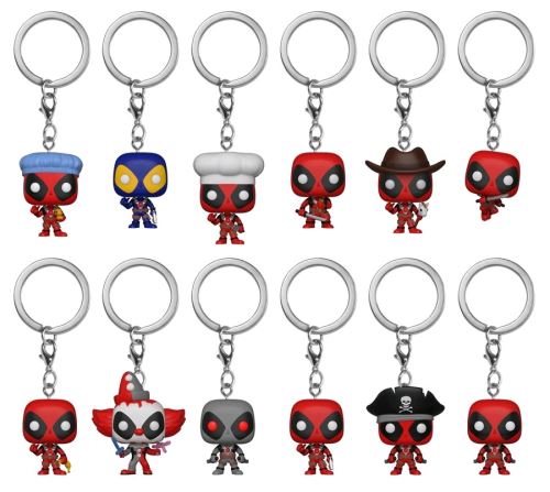 Figurine porte-clés Funko Pop Deadpool Blindbags Modèle aléatoire