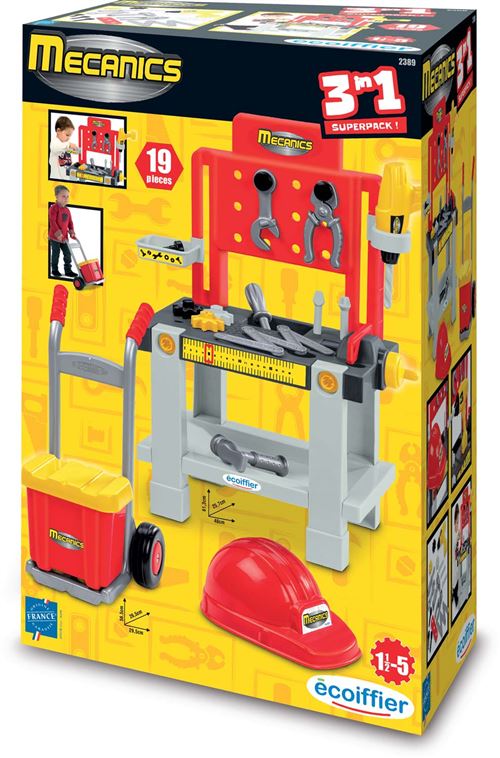 Jeu d'imitation Ecoiffier Super Pack Mécanics