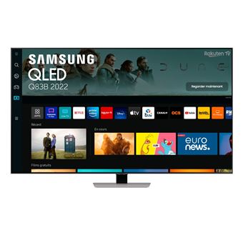 TV SAMSUNG QLED QE65Q83B 4K UHD 65'' 2022 Argent