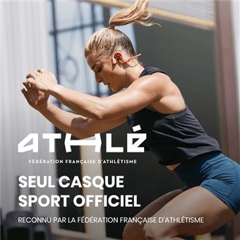 Casque sport sans fil Shokz OpenRun Pro Bluetooth avec réduction du bruit Rose