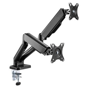 Double bras support articulé pour moniteur T'n'b Noir