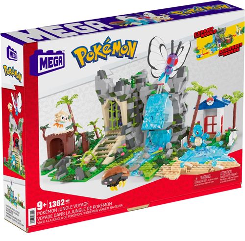 Acheter Jeu de construction Mega Bloks Mega Construx Pokémon Expédition dans la jungle 1350 pièces État correct - 47,99 € Jeu de construction Mega Bloks Mega Construx Pokémon Expédition dans la jungle 1350 pièces État correct - Mega Bloks reconditionné disponible sur Fnac
