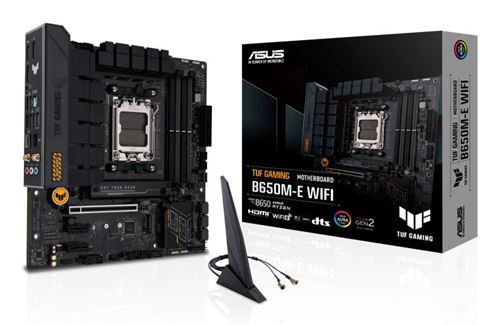 Carte mère ASUS TUF GAMING AMD B650M-E WIFI micro ATX Socket AM5 Chipset AMD B650