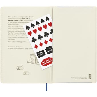 Agenda scolaire Moleskine 2022 2023 Semainier Alice grand format Amande Lapin Blanc