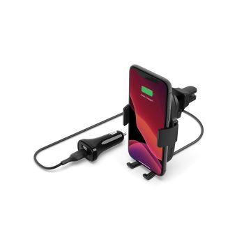 Support voiture avec charge à induction et chargeur voiture filaire force  power FPINCARSENSFASTG - Conforama