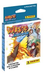 Jeu de cartes Panini Naruto Shippuden Blister 6 pochettes