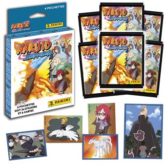 Booster boxes-Carte Panini - Naruto Shippuden - Blister 10 1 Pochettes -  Cdiscount Jeux - Jouets