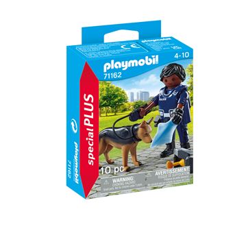 Playmobil 71162 Policier avec chien de recherche