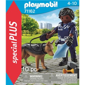 Playmobil 71162 Policier avec chien de recherche