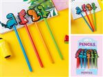 Crayons à papier Itotal Dinosaur Pencil Display Modèle aléatoire