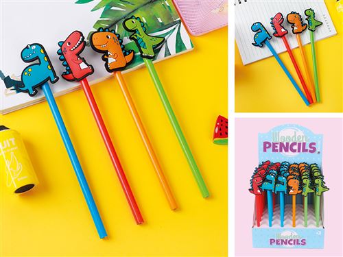 Crayons à papier Itotal Dinosaur Pencil Display Modèle aléatoire