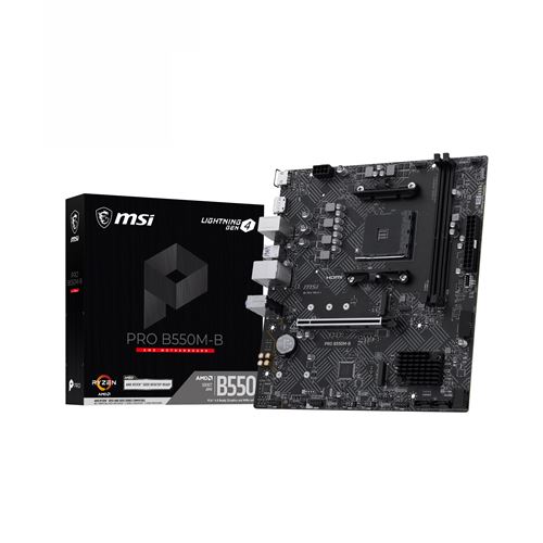 Carte mère MSI PRO B550M-B ATX Socket AMD AM5 Chipsets AMD B550