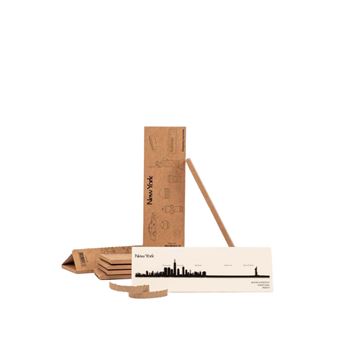 Décoration murale The Line New York Mini 19 cm Noir