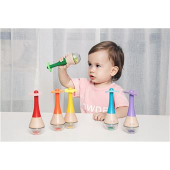 Maracas colorés en bois Shok ID Modèle aléatoire
