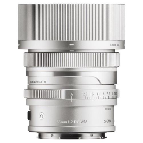Objectif hybride Sigma DG CTP 35 mm f2 22 pour Monture