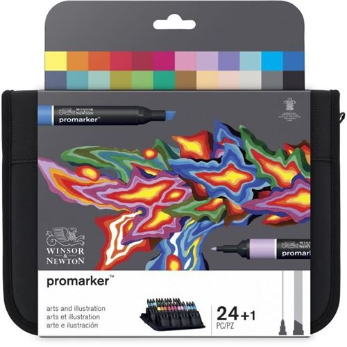 Trousse Promarker Arts et Illustration 24 pièces