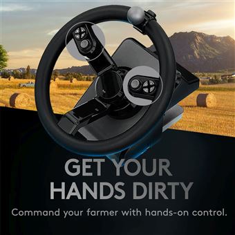 Ensemble pour engins agricoles Logitech Noir