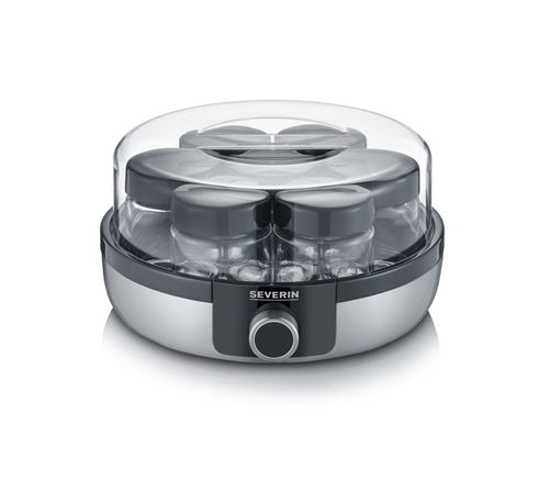 SEVERIN JG 3521 - Yoghurtmaker - 13 W - opgeruwd roestvrij staal/zwart