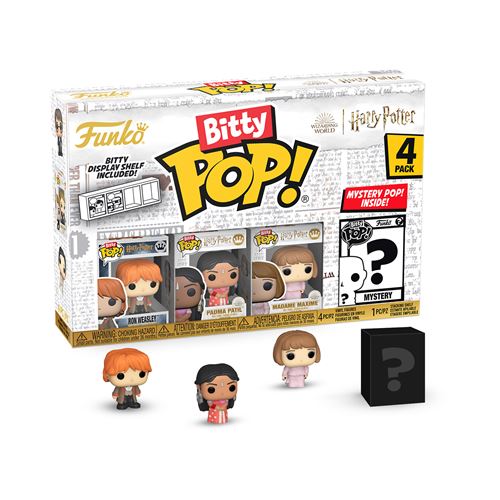Pack 4 Figurines Funko Bitty Pop Harry Potter et la coupe de feu Ron