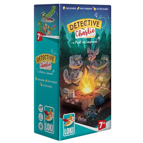 Boite de Jeux d’ambiance Loki Détective Charlie Part en Vacances