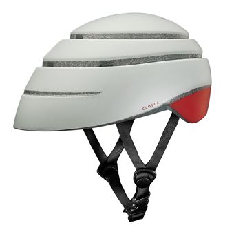 Casque de vélo pliable Closca Loop Taille L Blanc et Rouge