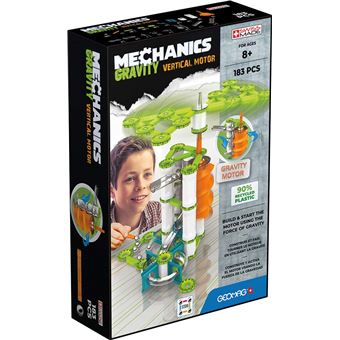 Jeu de construction magnétique Geomag Mechanics Ecofriends Gravity 183 pièces