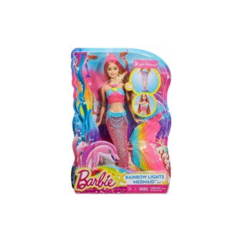 Poupée Barbie Sirène Rose/Turquoise 30 cm Dreamtopia