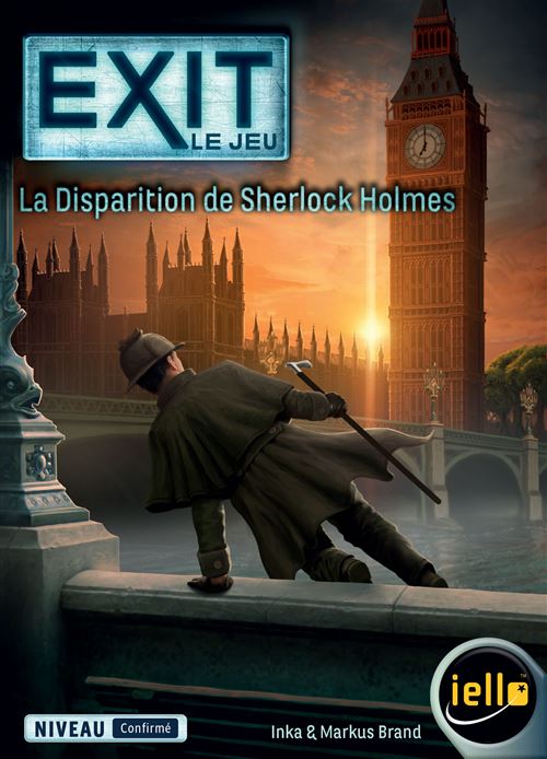 Boite de Jeu d'escape game Iello Exit La Disparition de Sherlock Holmes (Confirmé)