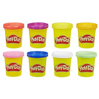 Pâte à modeler Play Doh 8 Pots Arc-en-ciel Modèle aléatoire